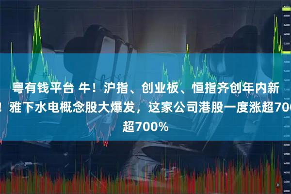粤有钱平台 牛！沪指、创业板、恒指齐创年内新高！雅下水电概念股大爆发，这家公司港股一度涨超700%