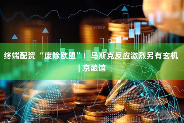 终端配资 “废除欧盟”！马斯克反应激烈另有玄机 | 京酿馆