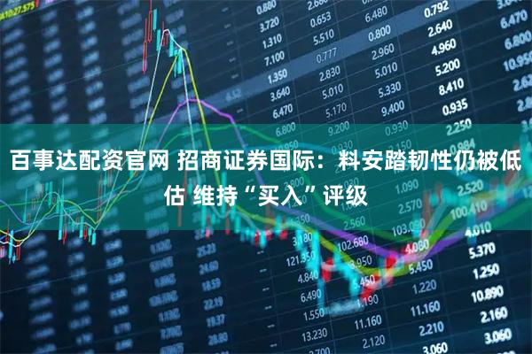 百事达配资官网 招商证券国际：料安踏韧性仍被低估 维持“买入”评级