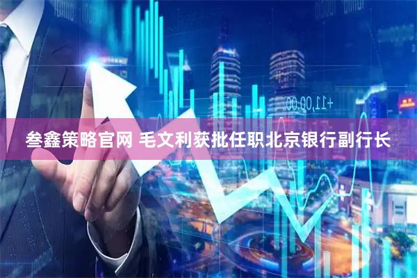 叁鑫策略官网 毛文利获批任职北京银行副行长